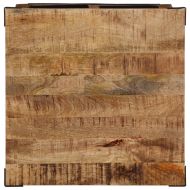 Кафе маса с чекмеджета, 50x50x40 см, мангово дърво масив