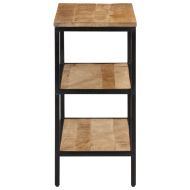 Конзолна маса, 70x35x70 см, грубо мангово дърво масив