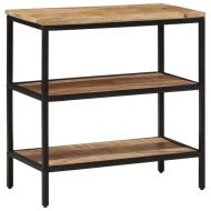 Конзолна маса, 70x35x70 см, грубо мангово дърво масив