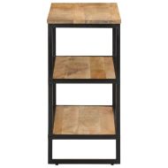 Конзолна маса, 70x35x70 см, грубо мангово дърво масив