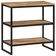 Конзолна маса, 70x35x70 см, грубо мангово дърво масив