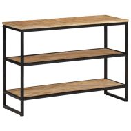 Конзолна маса, 100x35x70 см, грубо мангово дърво масив