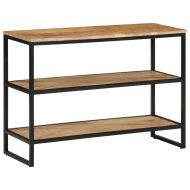 Конзолна маса, 100x35x70 см, грубо мангово дърво масив