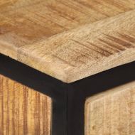 Конзолна маса, 70x35x70 см, грубо мангово дърво масив