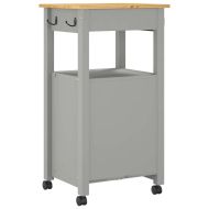 Кухненска количка "MONZA" 48x40x88,5 см борово дърво масив