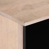 ТВ шкаф, 100x34x46 см, мангово дърво масив