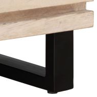 ТВ шкаф, 100x34x46 см, мангово дърво масив