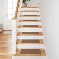 Килимчета против подхлъзване за стълби 15 pcs Жълто 60 x 25 cm