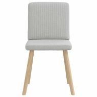 Трапезни столове 2 бр Cloud сив плат