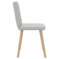 Трапезни столове 2 бр Cloud сив плат