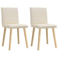 Трапезни столове, 2 бр, лен