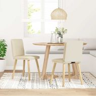 Трапезни столове, 2 бр, лен