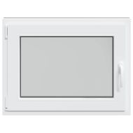 Прозорец за мазе "RISOR" 80x50 см, накланящ се и завъртащ се, DIN ляв, бял