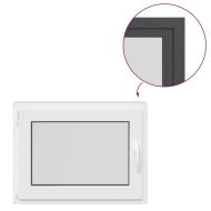 Прозорец за мазе "RISOR" 80x50 см Отварящо-отваряем DIN ляв антрацит