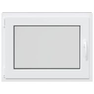 Прозорец за мазе "RISOR" 80x50 см Отварящо-отваряем DIN ляв антрацит