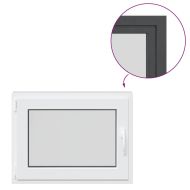 Прозорец за мазе "RISOR" 80x60 см, отваряемо-отварящ се, DIN ляв, антрацит