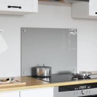 Кухненски заден панел Светлосиво 70 x 50 x 0,6 см