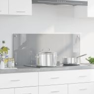 Кухненски заден панел Светлосиво 100 x 40 x 0,6 см