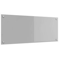 Кухненски заден панел Светлосиво 100 x 40 x 0,6 см