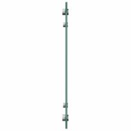 Кухненски заден панел Тъмносив 80 x 40 x 0,6 см закалено стъкло