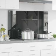 Кухненски заден панел Тъмносив 100 x 60 x 0,6 см