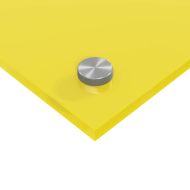 Кухненски заден панел Жълто 90 x 40 x 0,6 см закалено стъкло