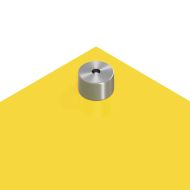 Кухненски заден панел Жълто 90 x 40 x 0,6 см закалено стъкло