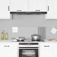 Кухненски заден панел Светлосиво 110 x 40 x 0,6 см