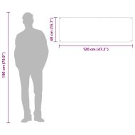 Кухненски заден панел Светлосиво 120 x 40 x 0,6 см