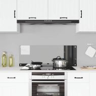 Кухненски заден панел Тъмносив 110 x 40 x 0,6 см