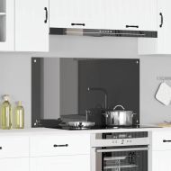 Кухненски заден панел Тъмносив 110 x 60 x 0,6 см