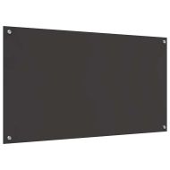 Кухненски заден панел Тъмносив 110 x 60 x 0,6 см