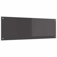 Кухненски заден панел Тъмносив 120 x 40 x 0,6 см