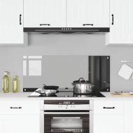 Кухненски заден панел Тъмносив 120 x 50 x 0,6 см