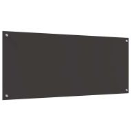 Кухненски заден панел Тъмносив 120 x 50 x 0,6 см