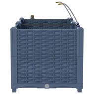 Градински саксии Сив 80 x 40 x 37.5 см Стомана