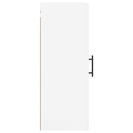 Стенен шкаф бял 34,5x34x90 см