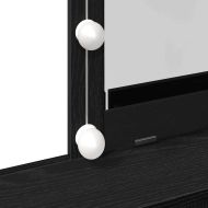 Тоалетна маса Черен дъб 80 x 41 x 144.5 см Инженерно дърво