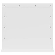 Огледало за грим Бяло 60 x 55 x 18 см Стъкло и инженерно дърво