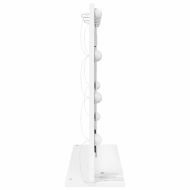 Огледало за грим Бяло 60 x 55 x 18 см Стъкло и инженерно дърво