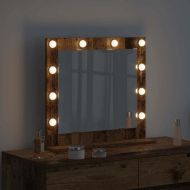 Огледало за грим с огледало Старо дърво 60 x 55 x 18 см