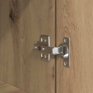 Нощно шкафче, дъб артизан, 39x35x65 см, инженерно дърво