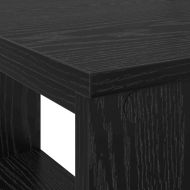 Бюро с рафт Черния дъб 90 x 50 x 75 см Инженерно дърво