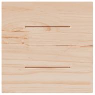 Плот за маса, 40x40x1,7 см, квадратен, бор масив
