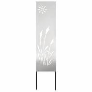 Екран за градинска неприкосновеност Сребрист 32 x 140 см