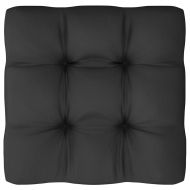 Градински лаундж комплект, 6 части, с възглавници, бор масив