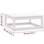 Градински лаундж комплект, 6 части, с възглавници, масив бор