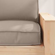 Комплект възглавници за палет 2 pcs Таупе Оксфордска тъкан