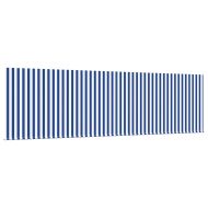 Сгъваем навес Син и бял 450 × 300 cm текстил