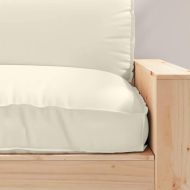 Възглавница за палетна седалка Крем 120 x 80 x 12 cm